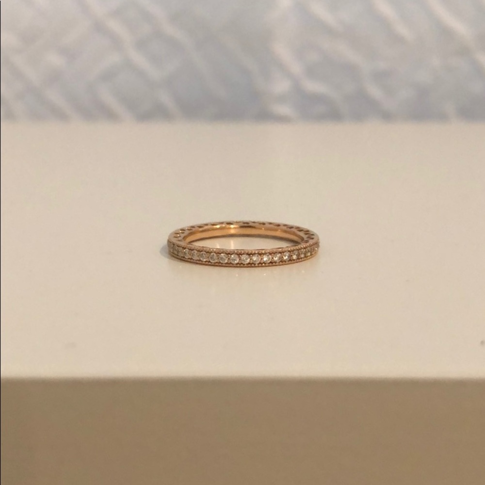Pandora Sparkle and Hearts Ring